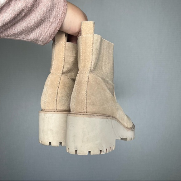 Dolce Vita‎ | Tan Cream Boot Woman's 9.5 Chunky - Picture 3 of 6